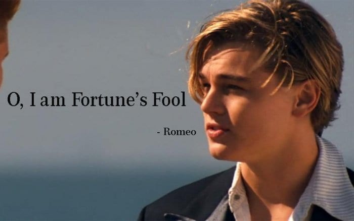 Romeo and juliet quotes about fate