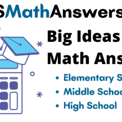 Big ideas math chapter 8 answer key