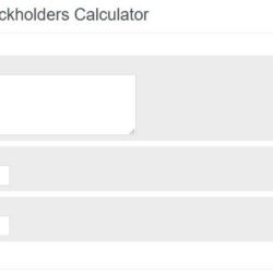 Cash flow to stockholders calculator