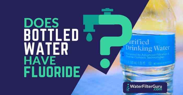 Bottled filled fluoride logic choices