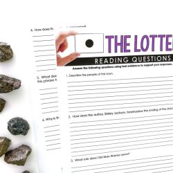 The lottery shirley jackson questions and answers