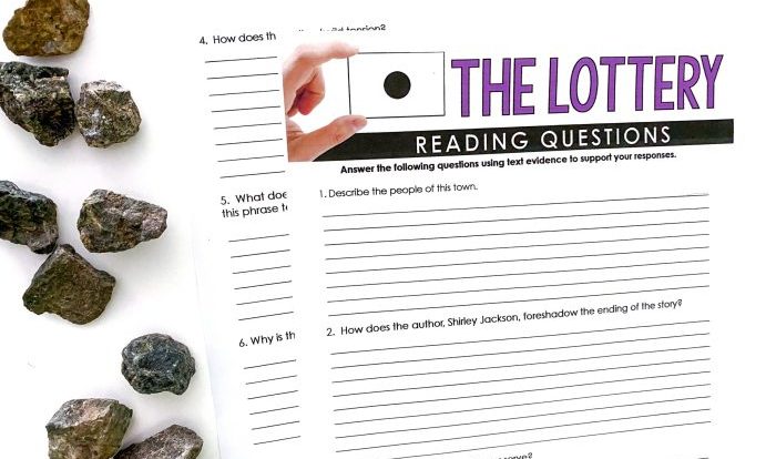 The lottery shirley jackson questions and answers